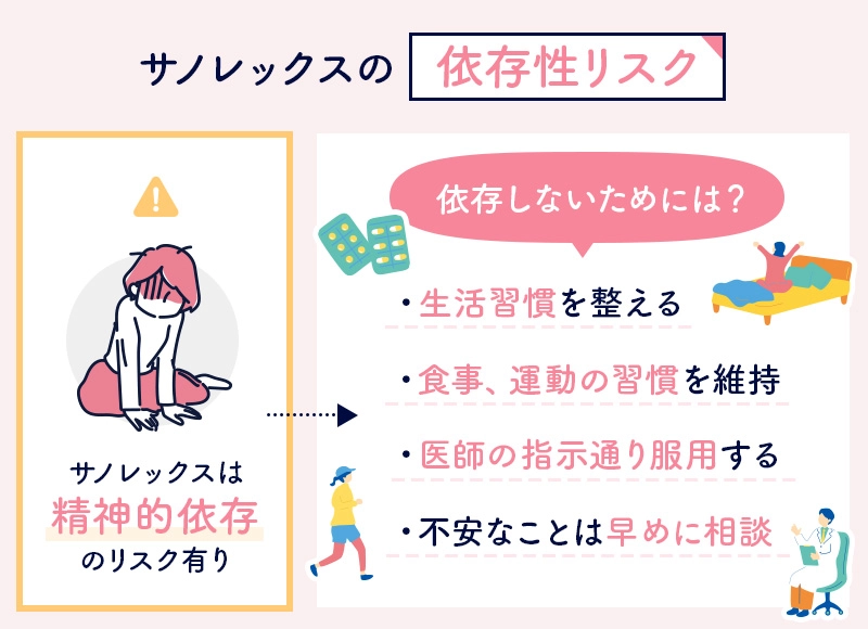サノレックスの依存性リスクを避ける方法